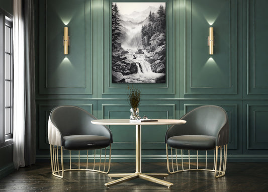 Monochrome Serenity Canvas Wall Art