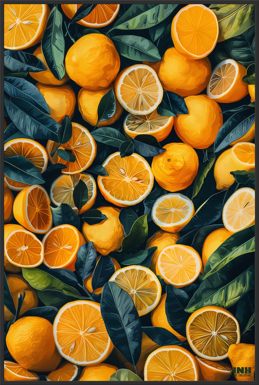 Citrus Fruit Canvas Wall Art