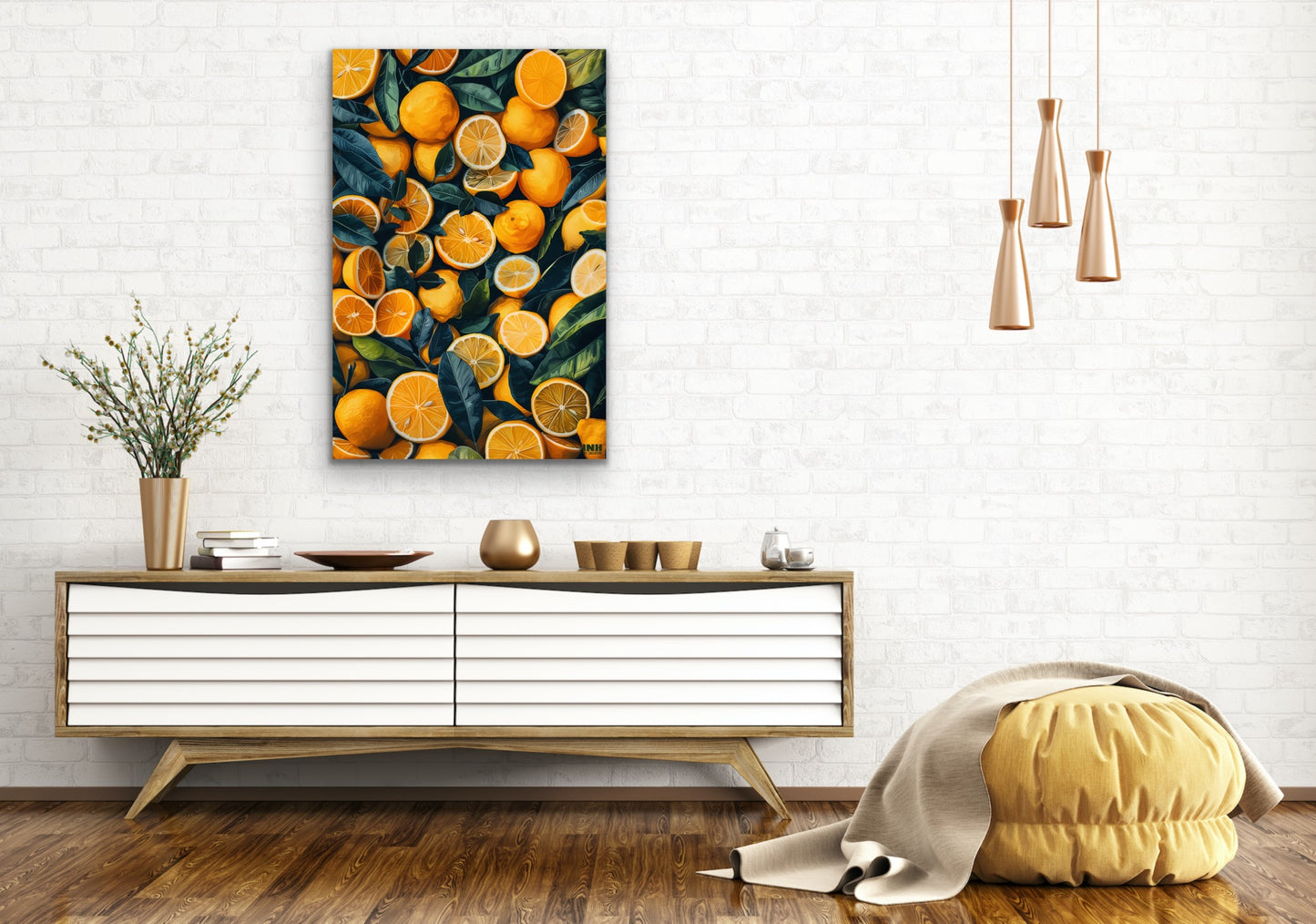 Citrus Fruit Canvas Wall Art
