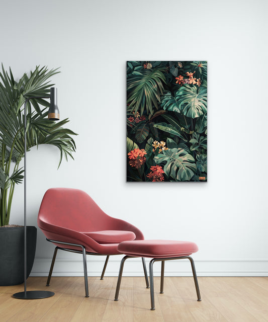 Tropical Jungle Canvas Wall Art