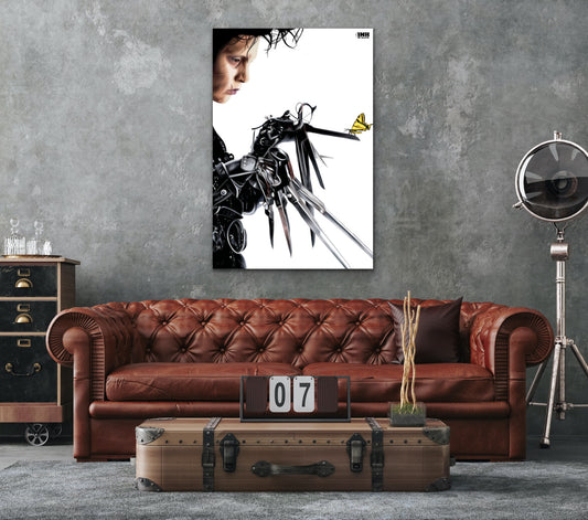 Gothic Scissorhands Canvas Wall Art