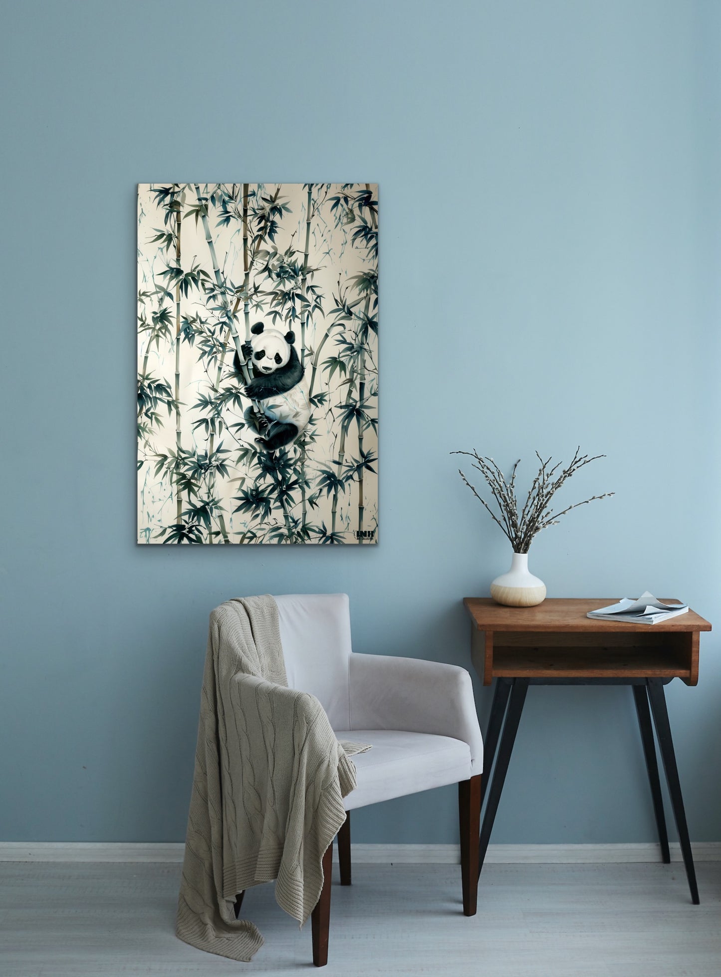 Bamboo Panda Canvas Wall Art