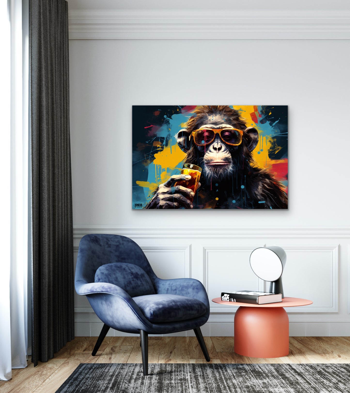 Cool Chimp Abstract Canvas Wall Art