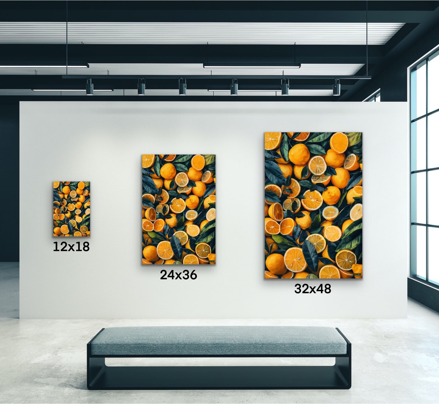 Citrus Fruit Canvas Wall Art