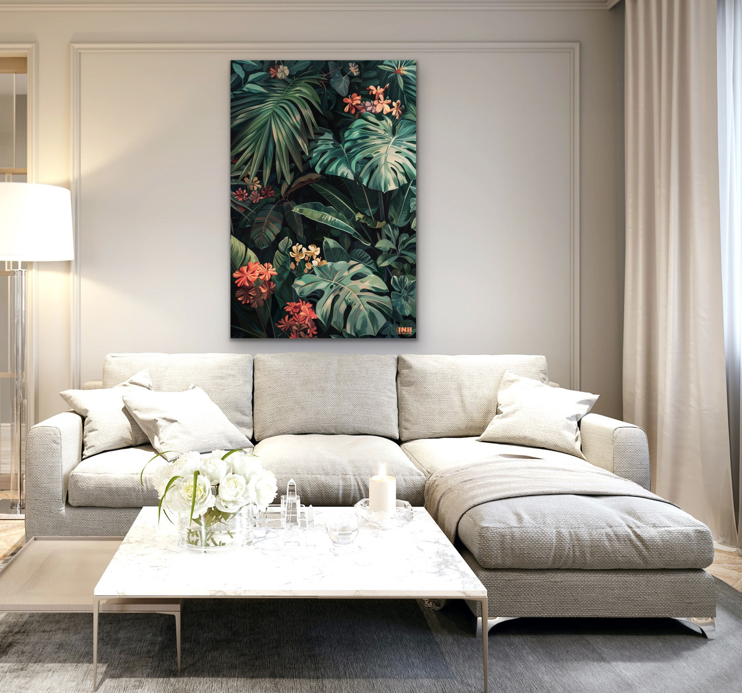 Tropical Jungle Canvas Wall Art