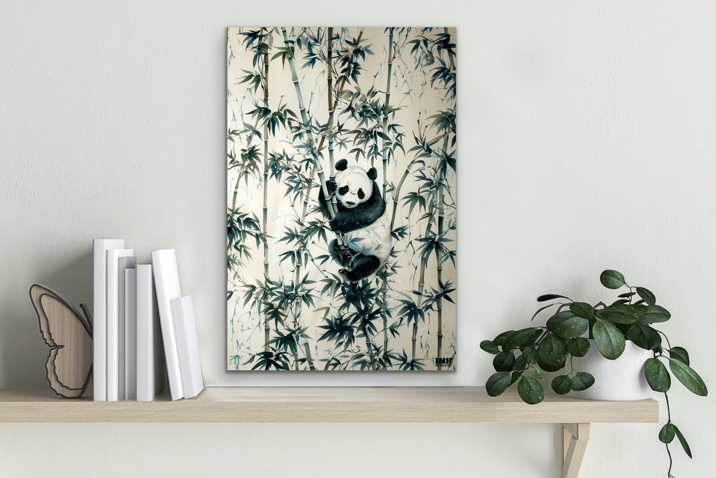 Bamboo Panda Canvas Wall Art