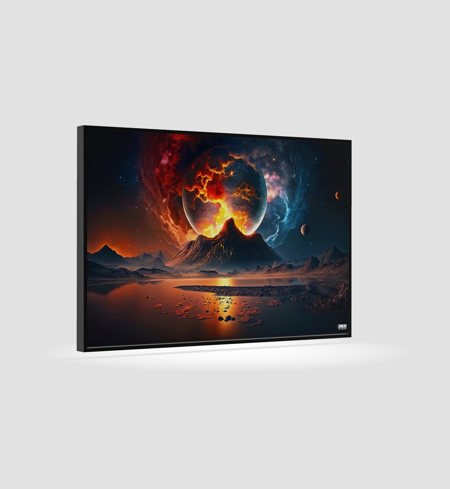 Cosmic Eruption Canvas Wall Art