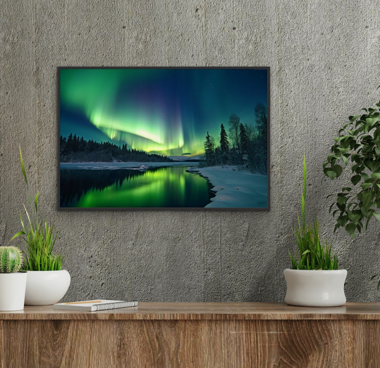 Northern Lights Canvas Wall Art