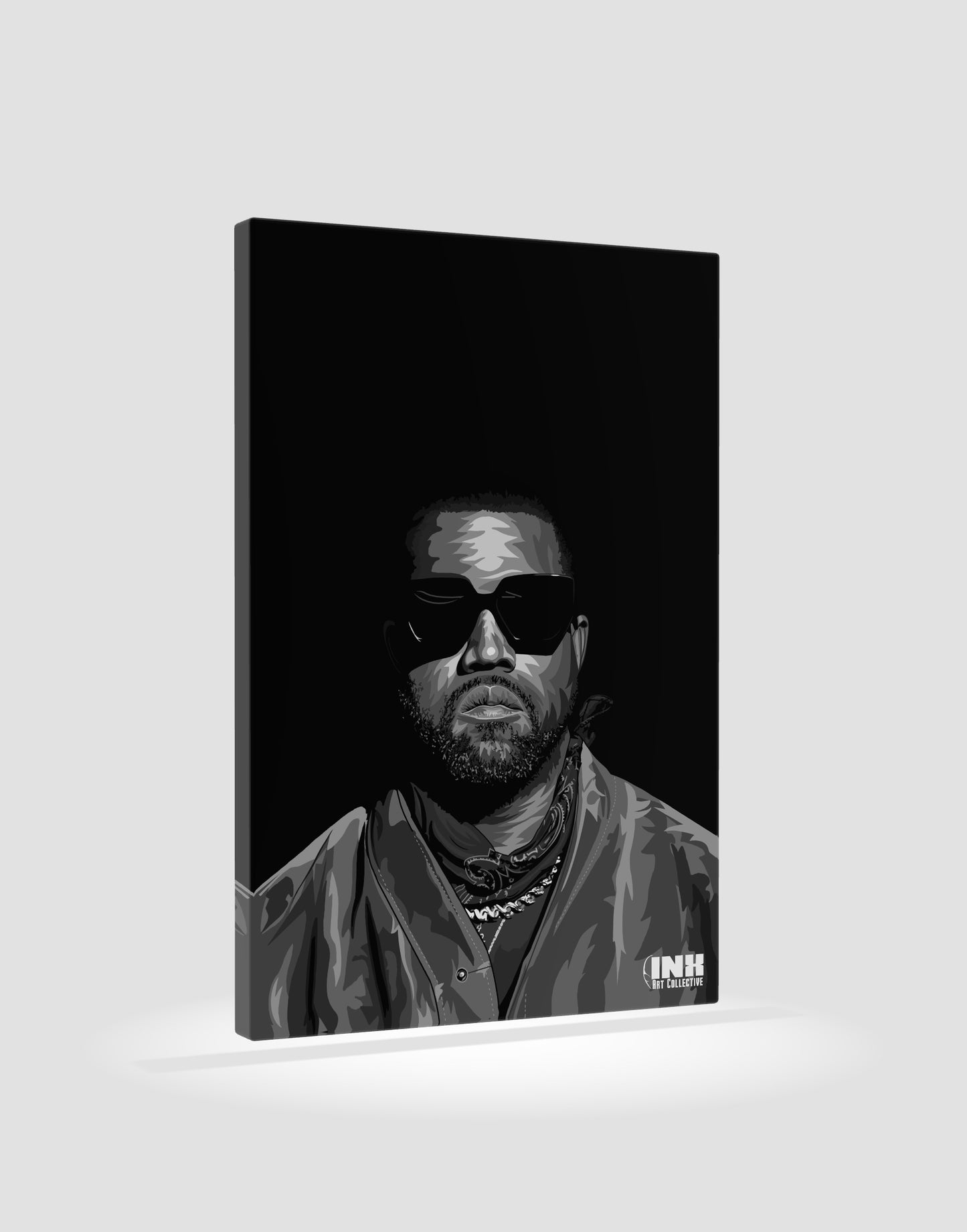 Monochrome Rap Canvas Wall Art