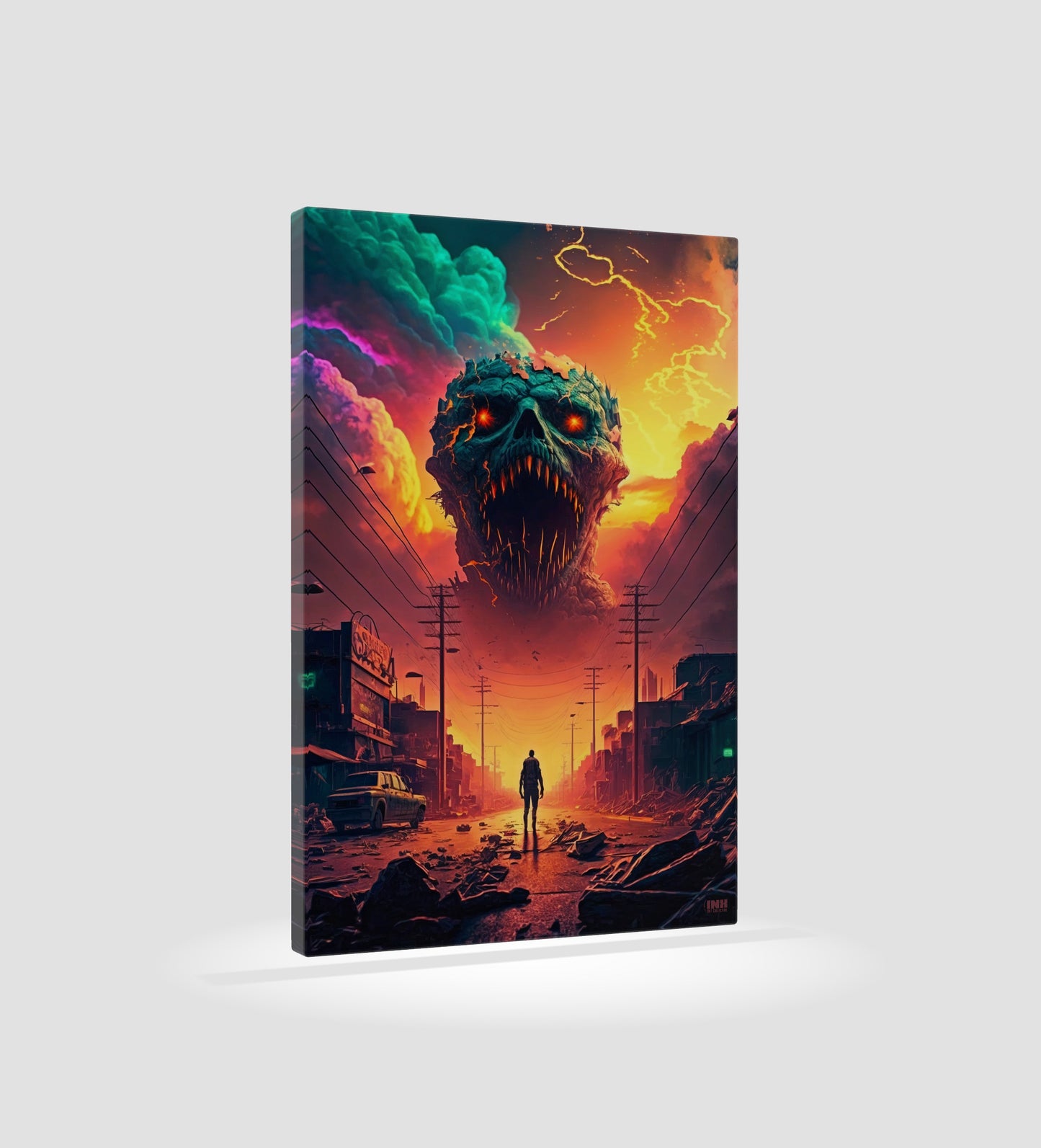 Apocalypse Rising Canvas Wall Art
