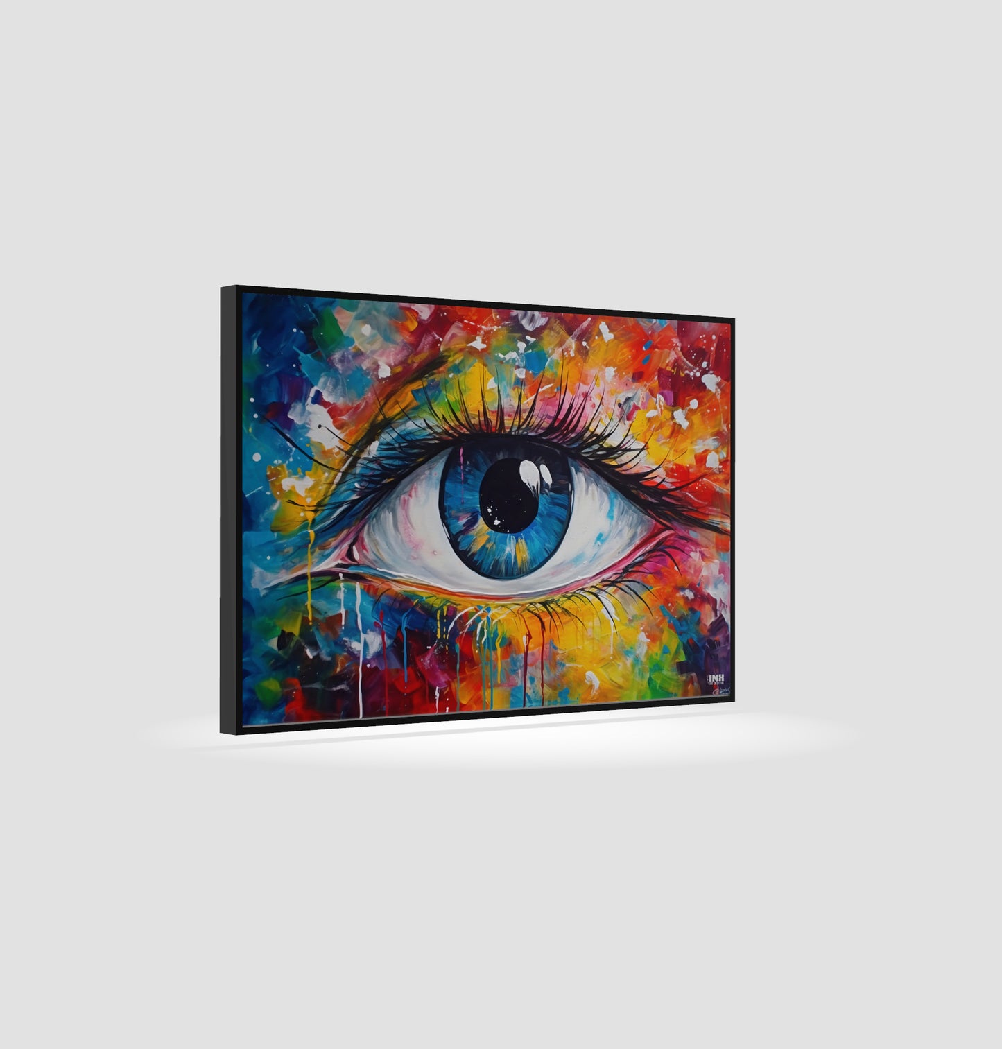Colorful Abstract Eye Canvas Wall Art