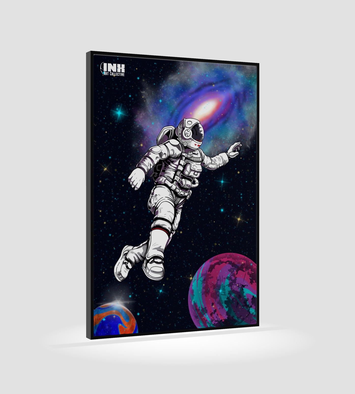 Astronaut & Deep Sea Diver Canvas Wall Art Set