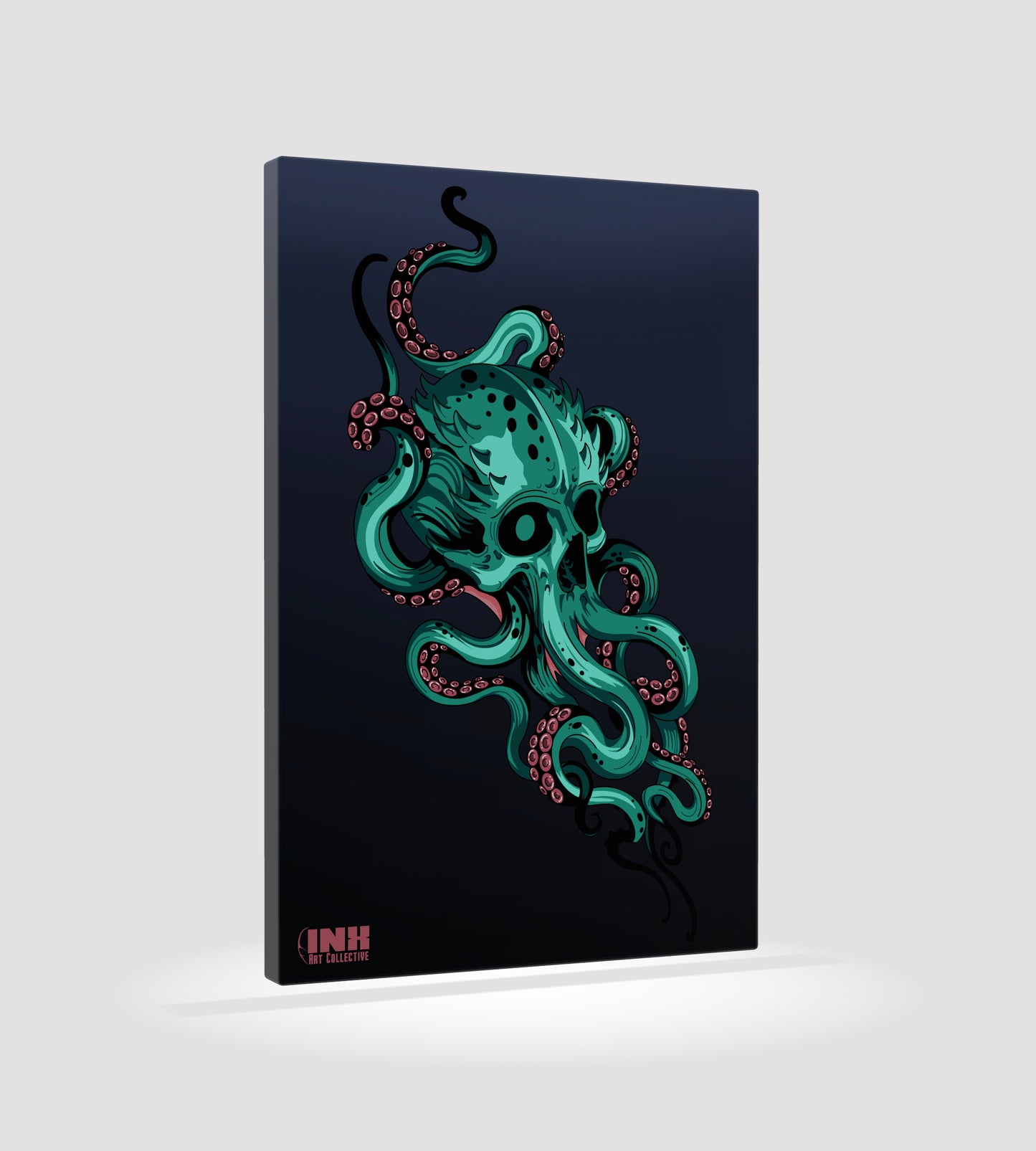 Cthulhu Skull Canvas Wall Art