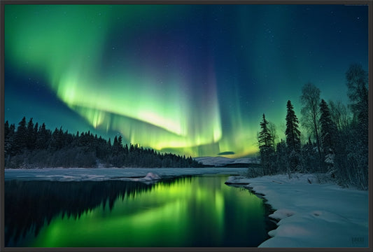 Northern Lights Canvas Wall Art