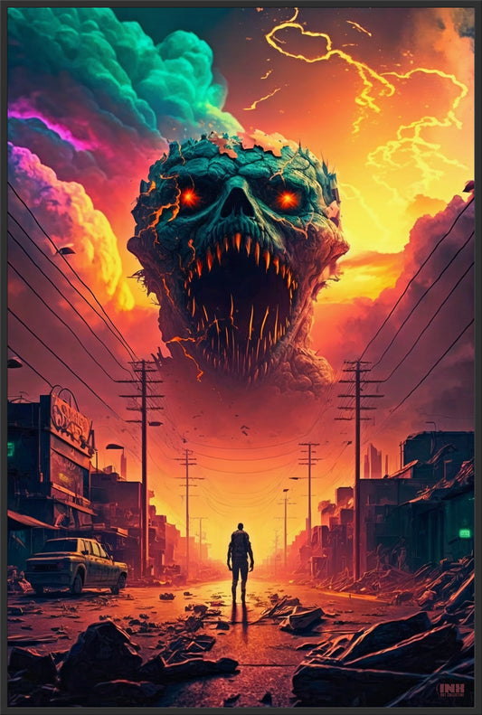 Apocalypse Rising Canvas Wall Art