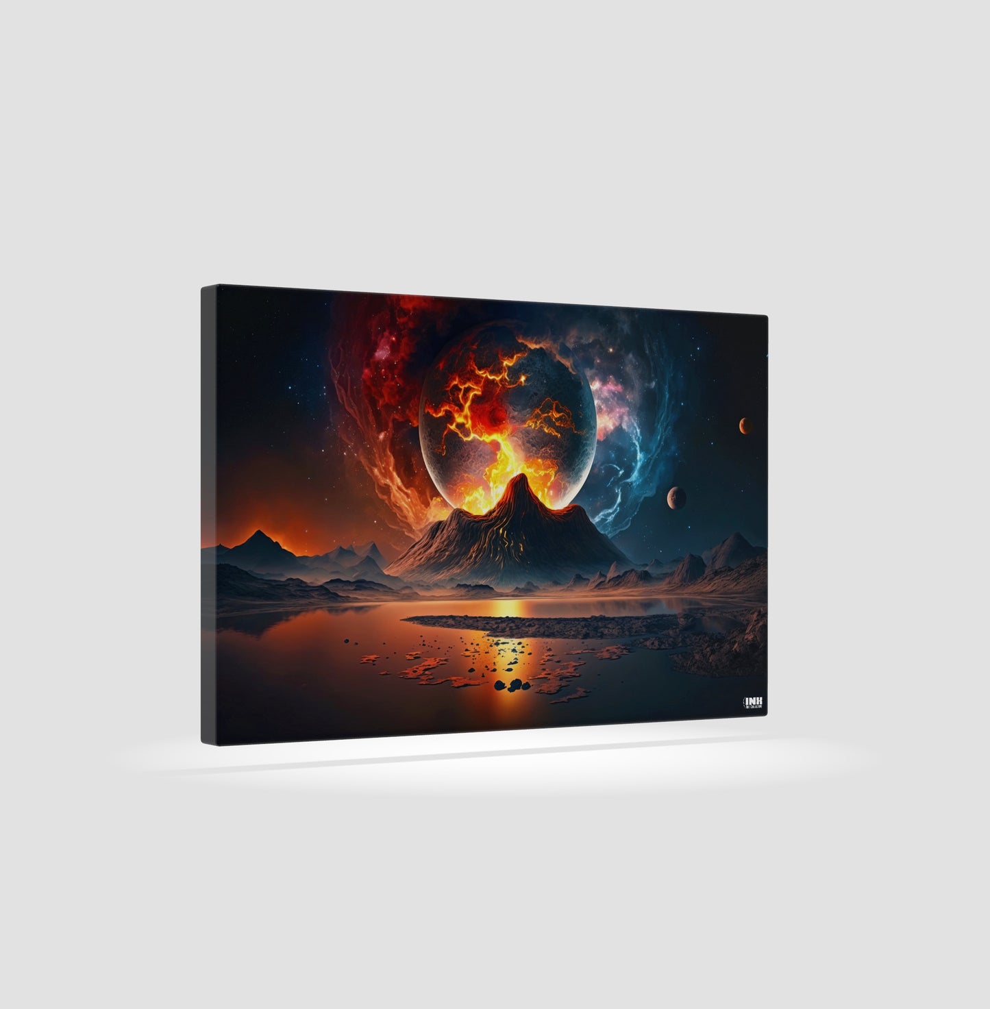 Cosmic Eruption Canvas Wall Art