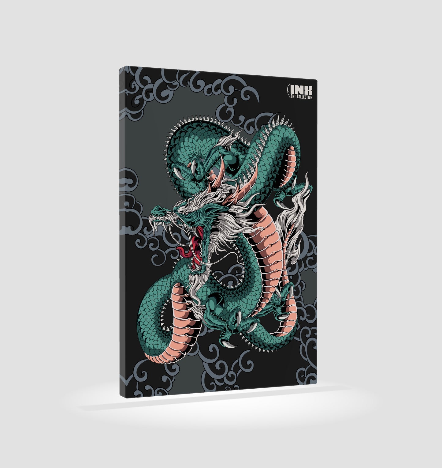 Mythical Dragon Canvas Wall Art