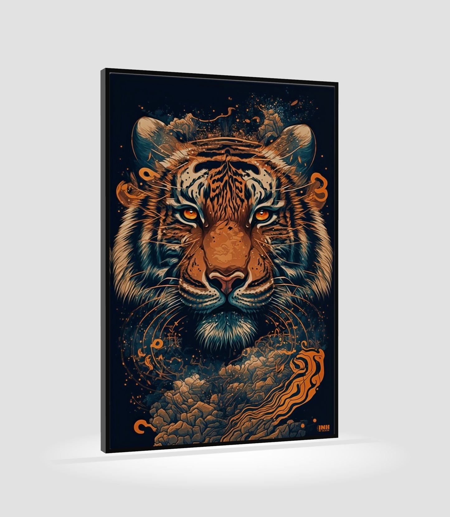 Fierce Tiger Canvas Wall Art
