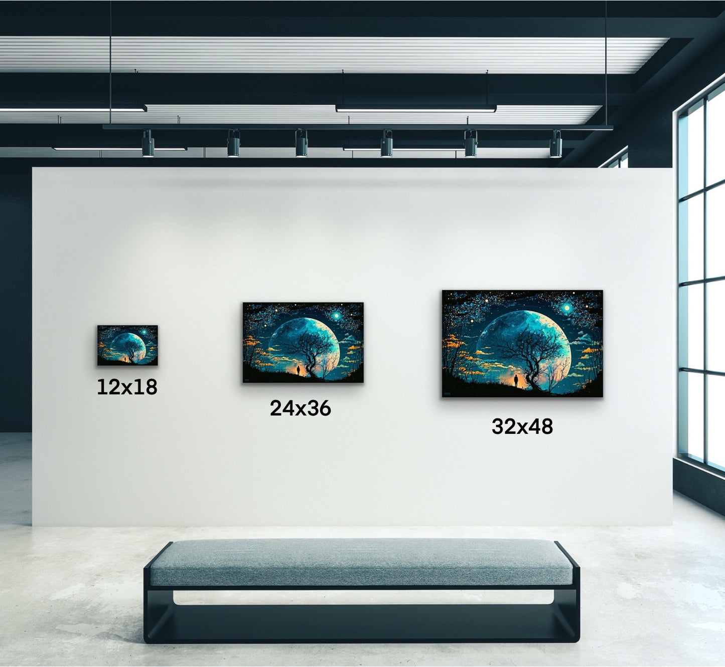 Cosmic Dreamscape Canvas Wall Art