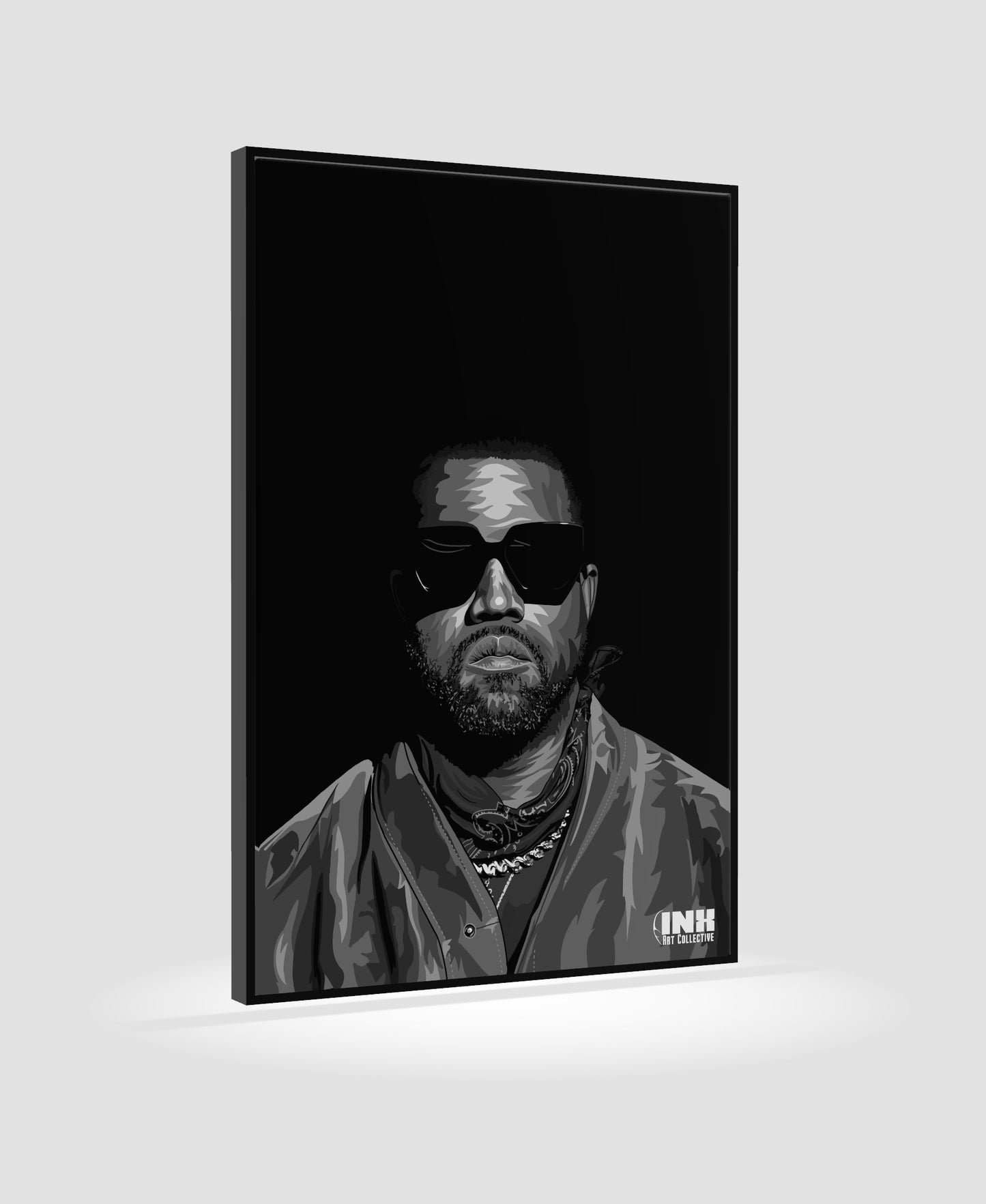 Monochrome Rap Canvas Wall Art