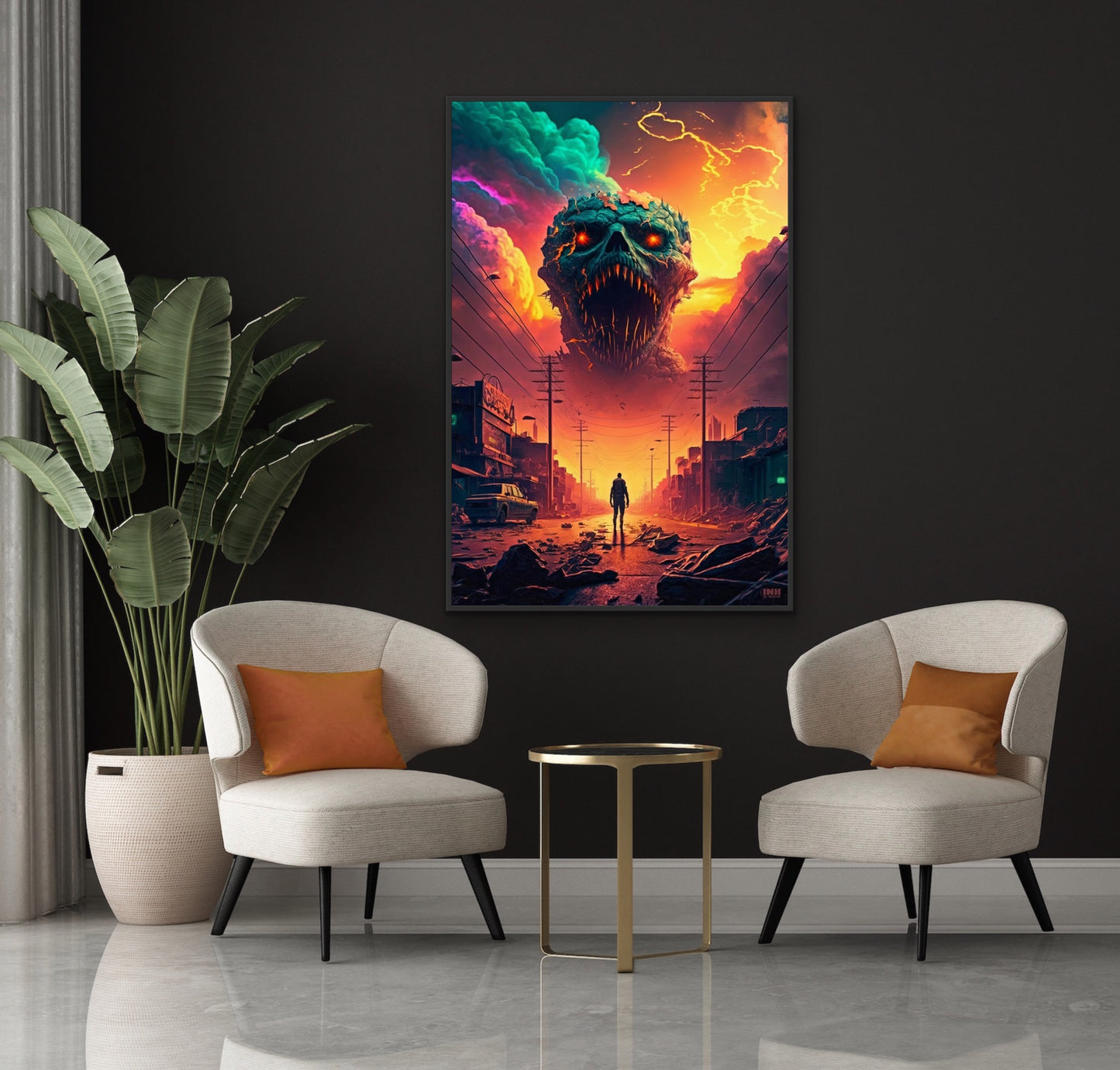 Apocalypse Rising Canvas Wall Art