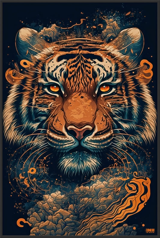 Fierce Tiger Canvas Wall Art