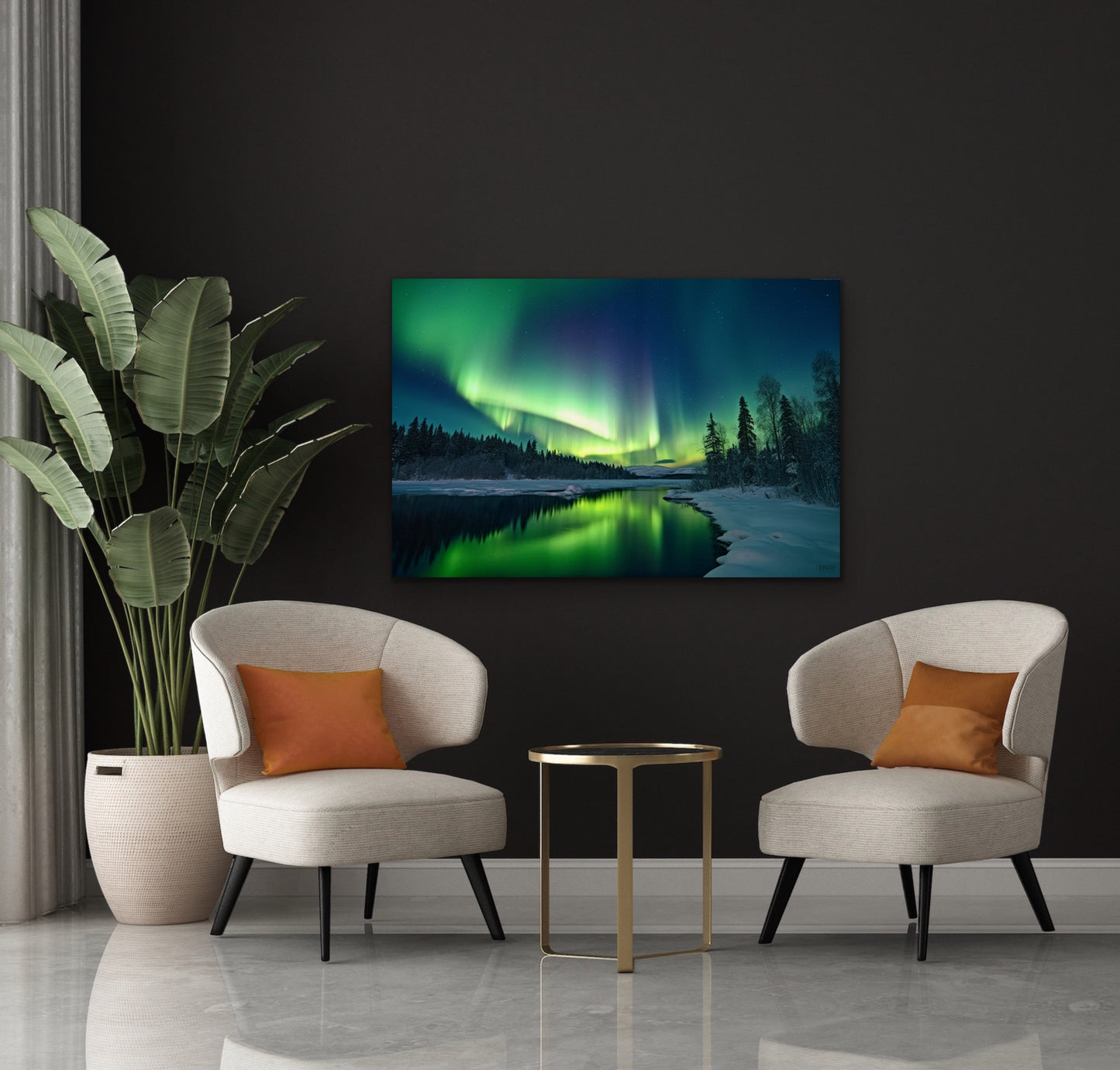 Northern Lights Canvas Wall Art