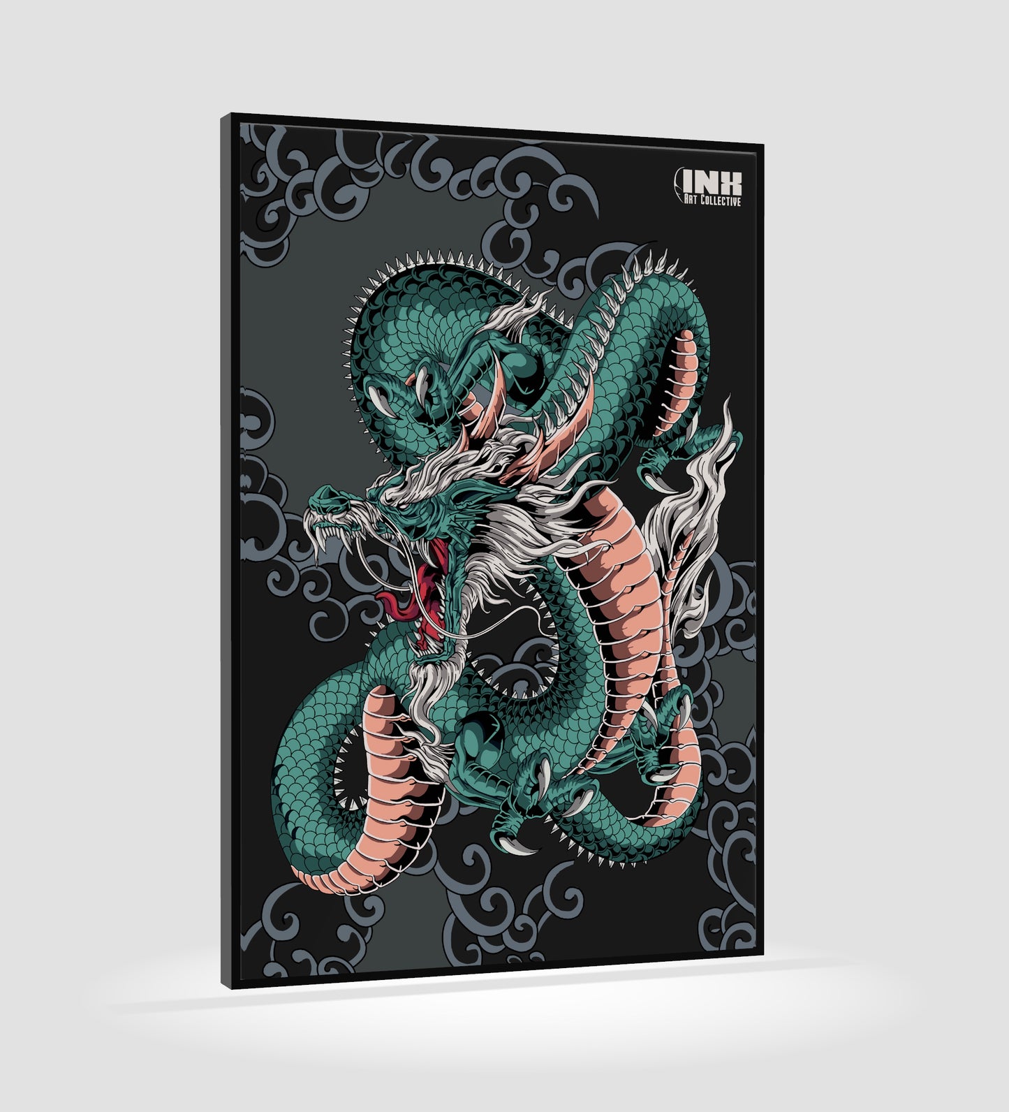 Mythical Dragon Canvas Wall Art