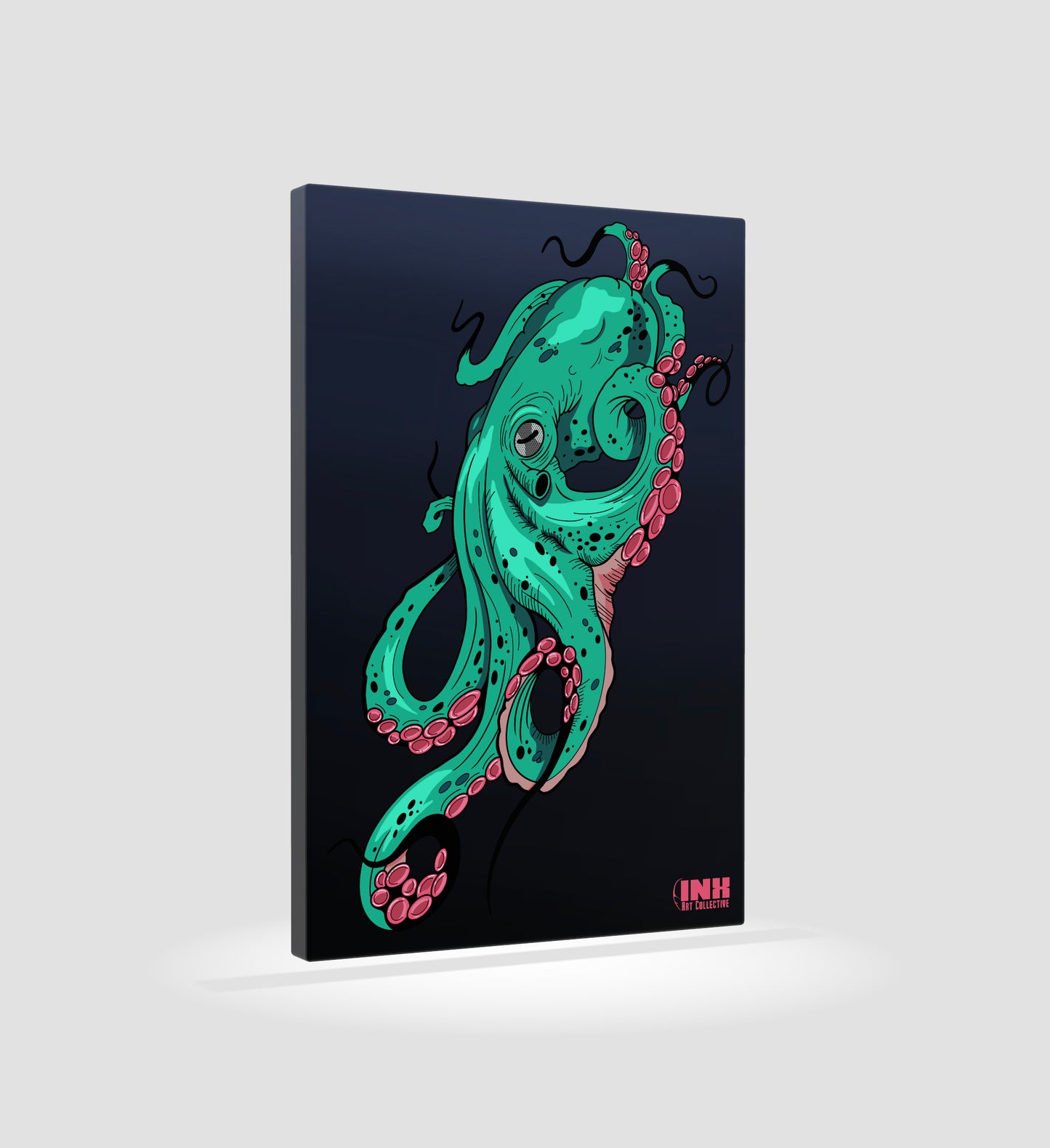 Deep Sea Octopus Canvas Wall Art