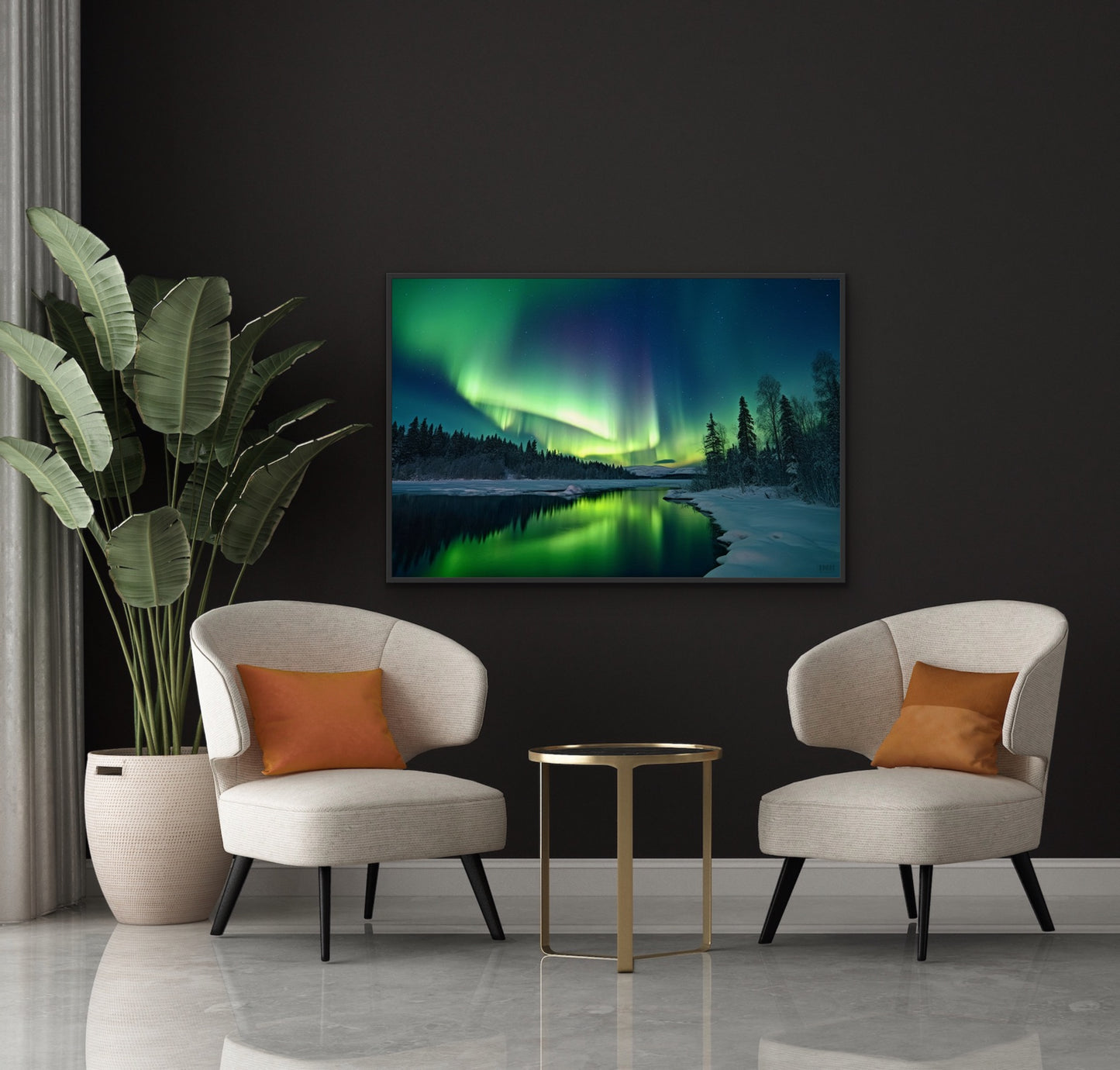 Northern Lights Canvas Wall Art
