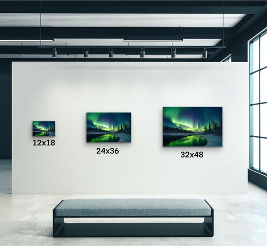 Northern Lights Canvas Wall Art