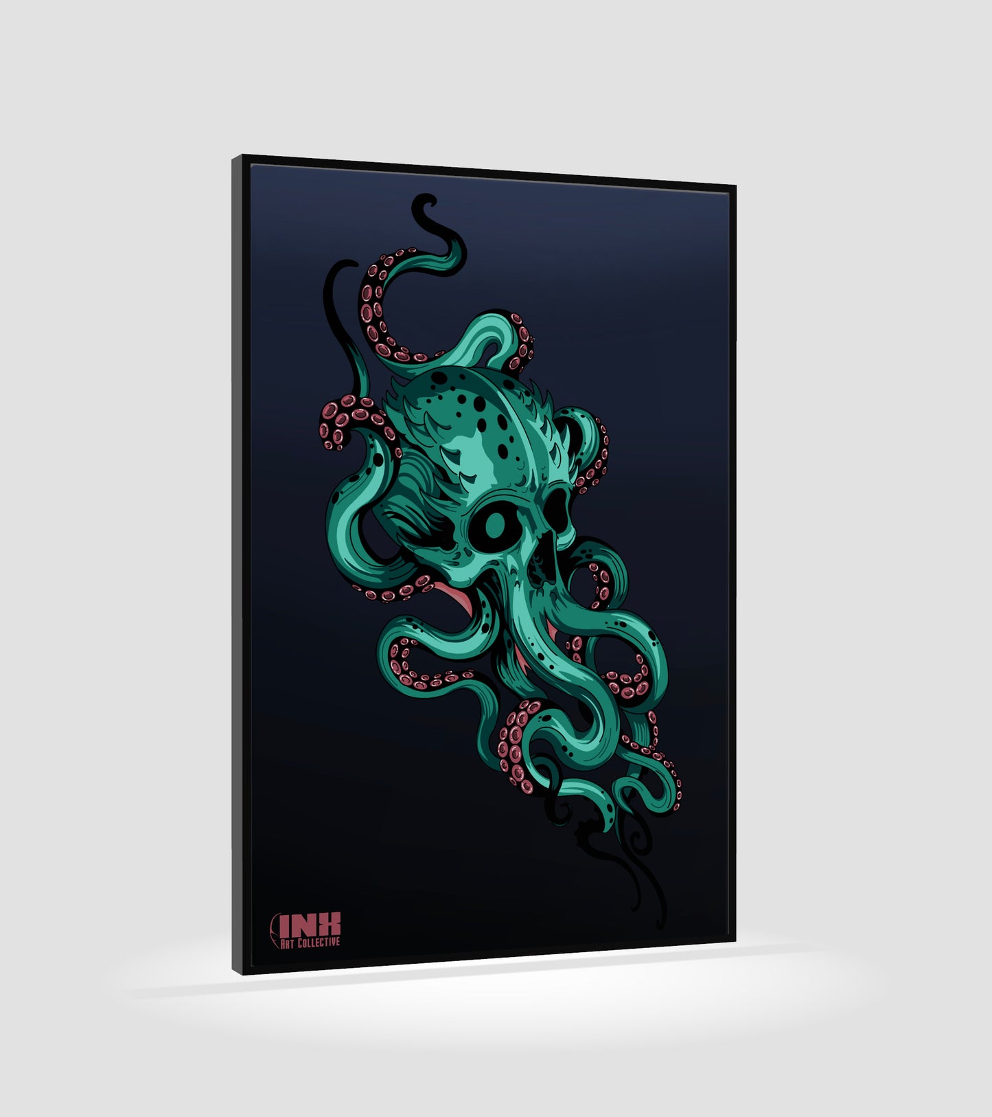 Cthulhu Skull Canvas Wall Art