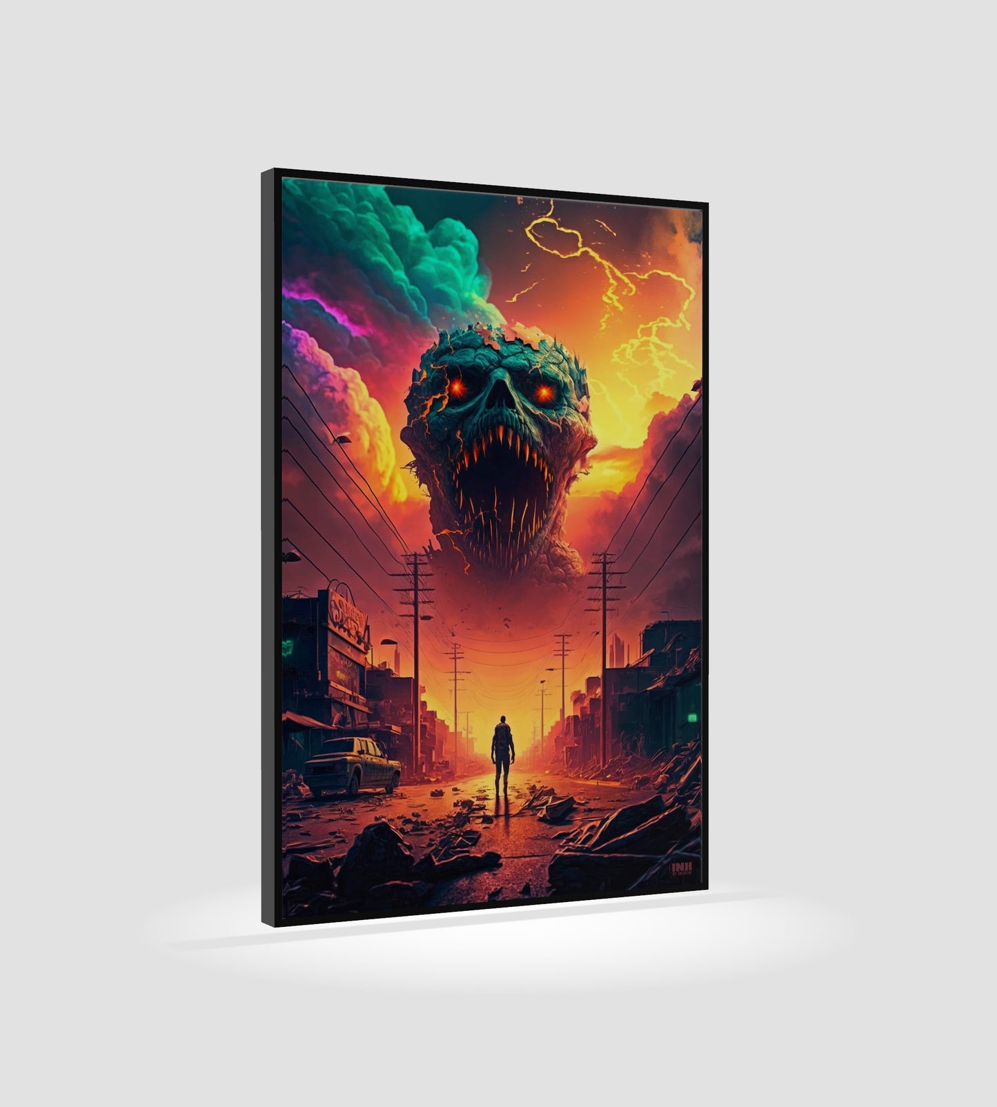 Apocalypse Rising Canvas Wall Art
