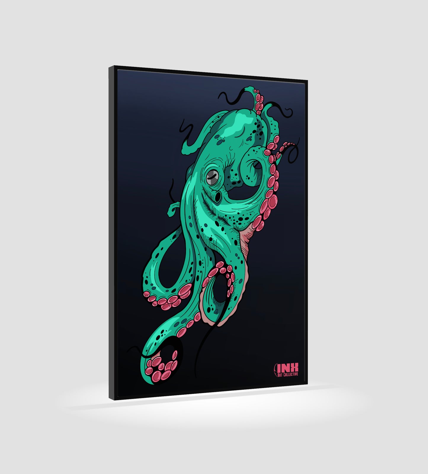 Deep Sea Octopus Canvas Wall Art
