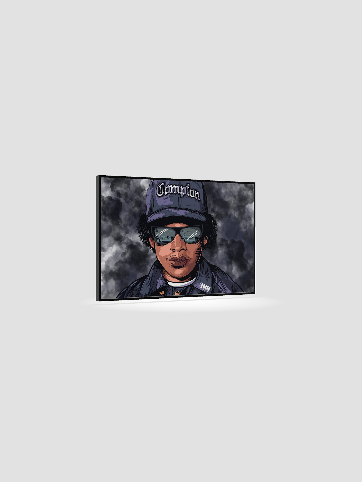Compton Rap Icon Canvas Wall Art