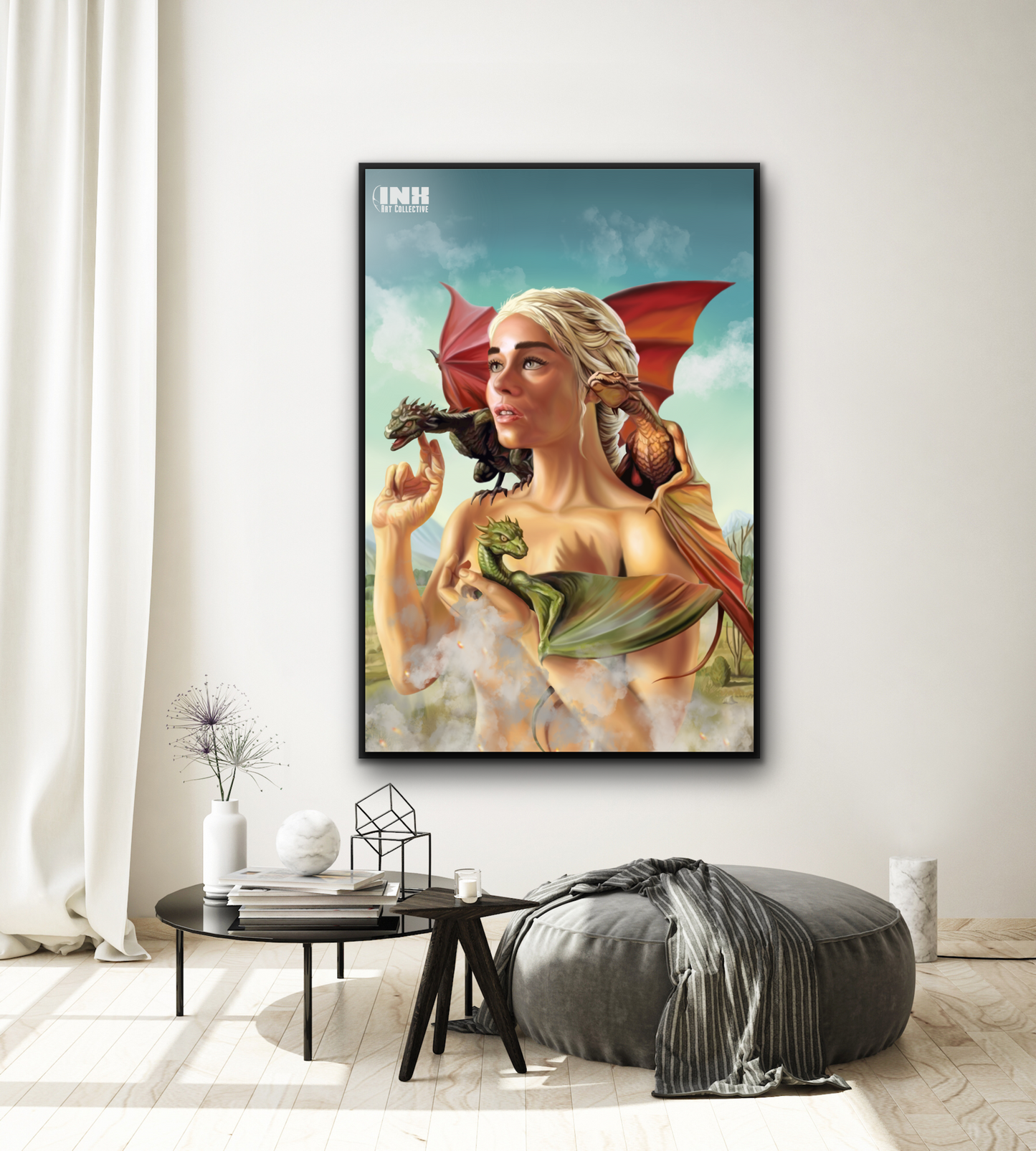 Mother of Dragons Canvas Wall Art