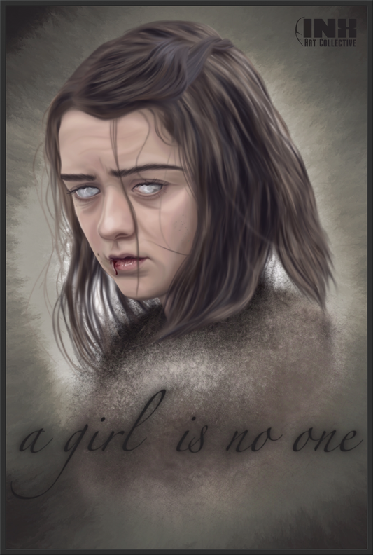 No One Fantasy Portrait Canvas Wall Art