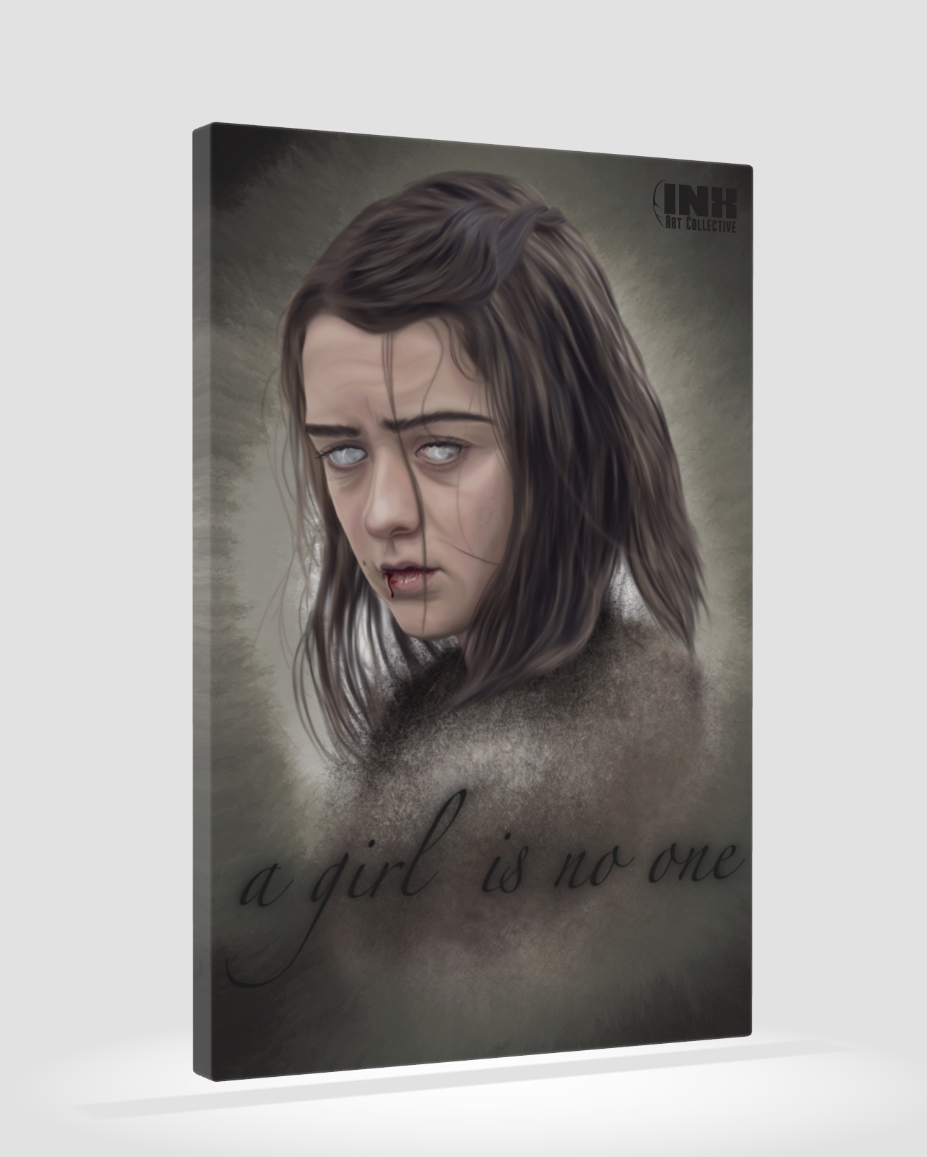 No One Fantasy Portrait Canvas Wall Art