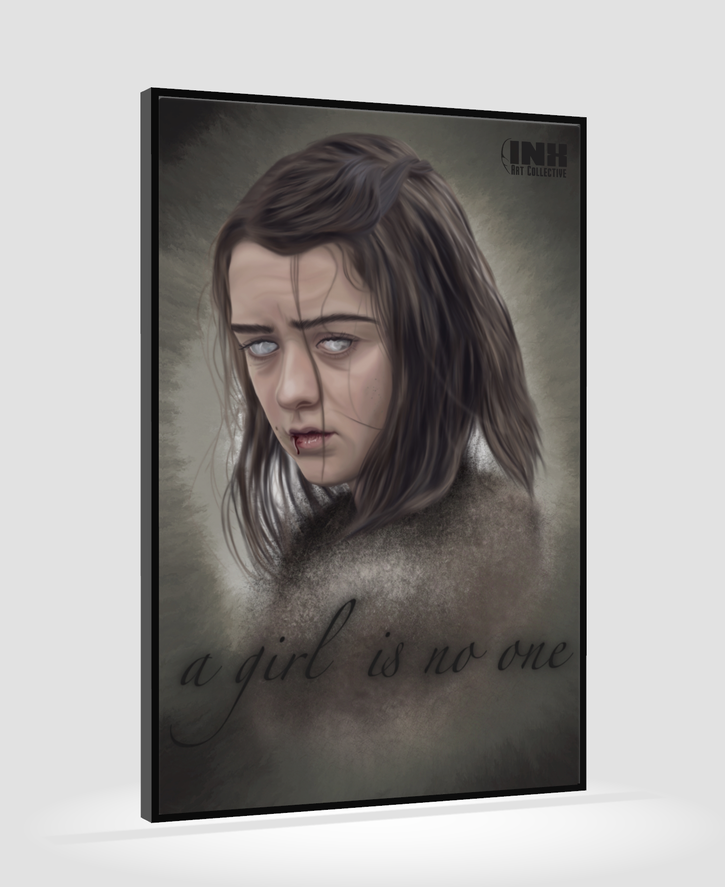 No One Fantasy Portrait Canvas Wall Art