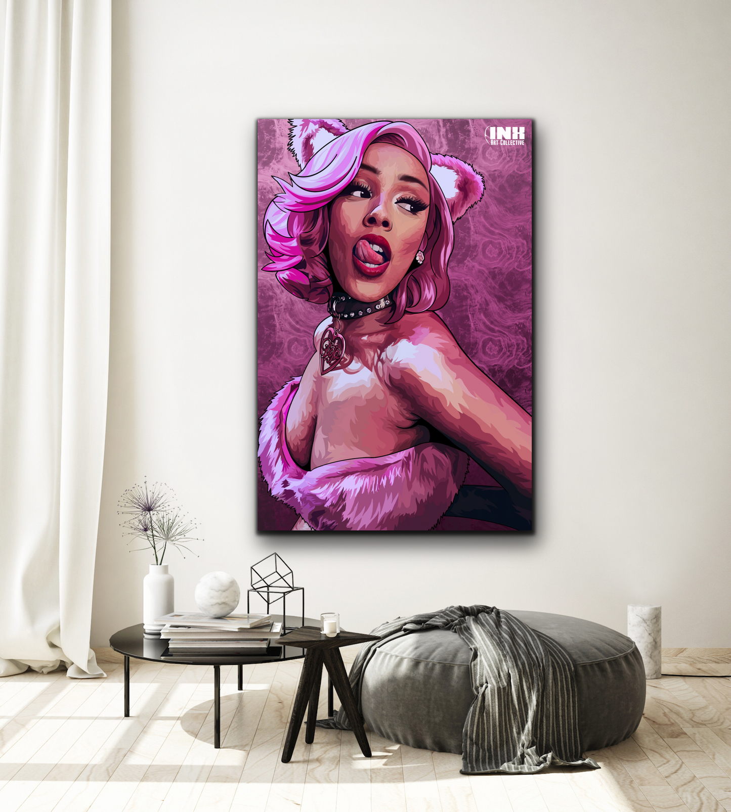 Vibrant Music Star Canvas Wall Art