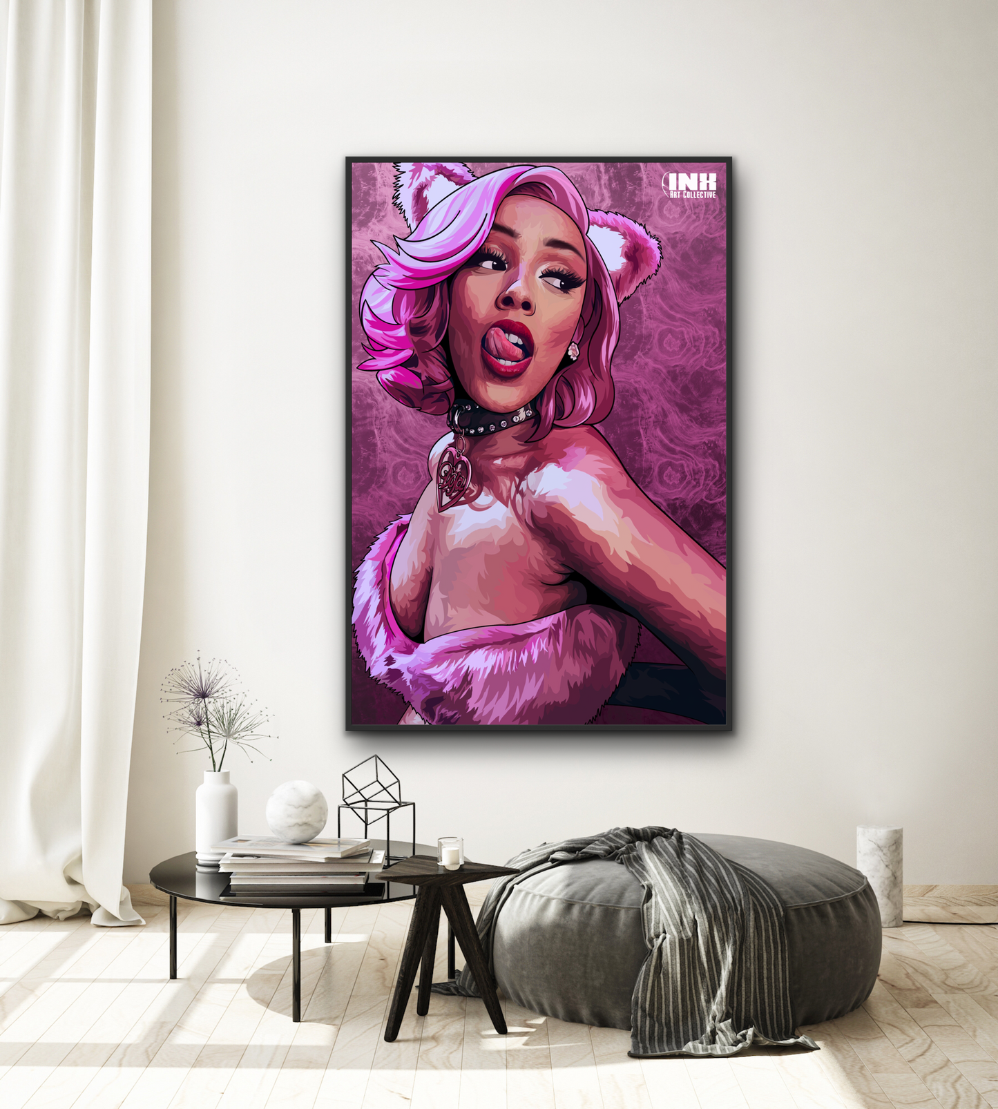 Vibrant Music Star Canvas Wall Art