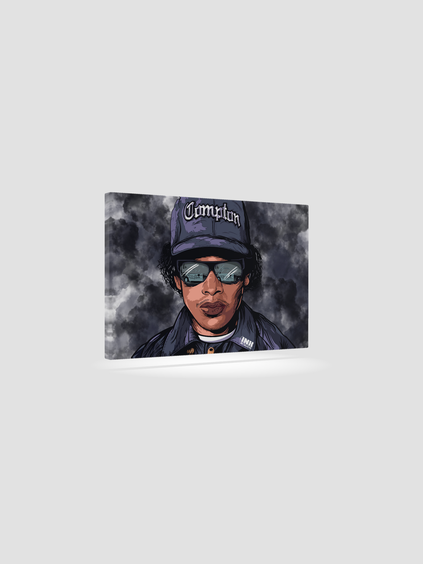 Compton Rap Icon Canvas Wall Art