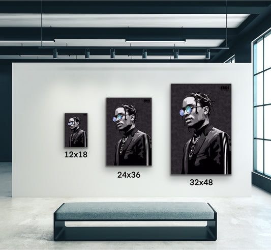 Hip Hop Icon Canvas Wall Art