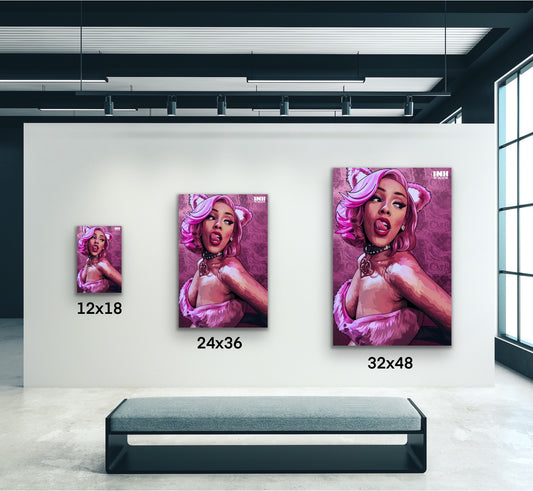 Vibrant Music Star Canvas Wall Art