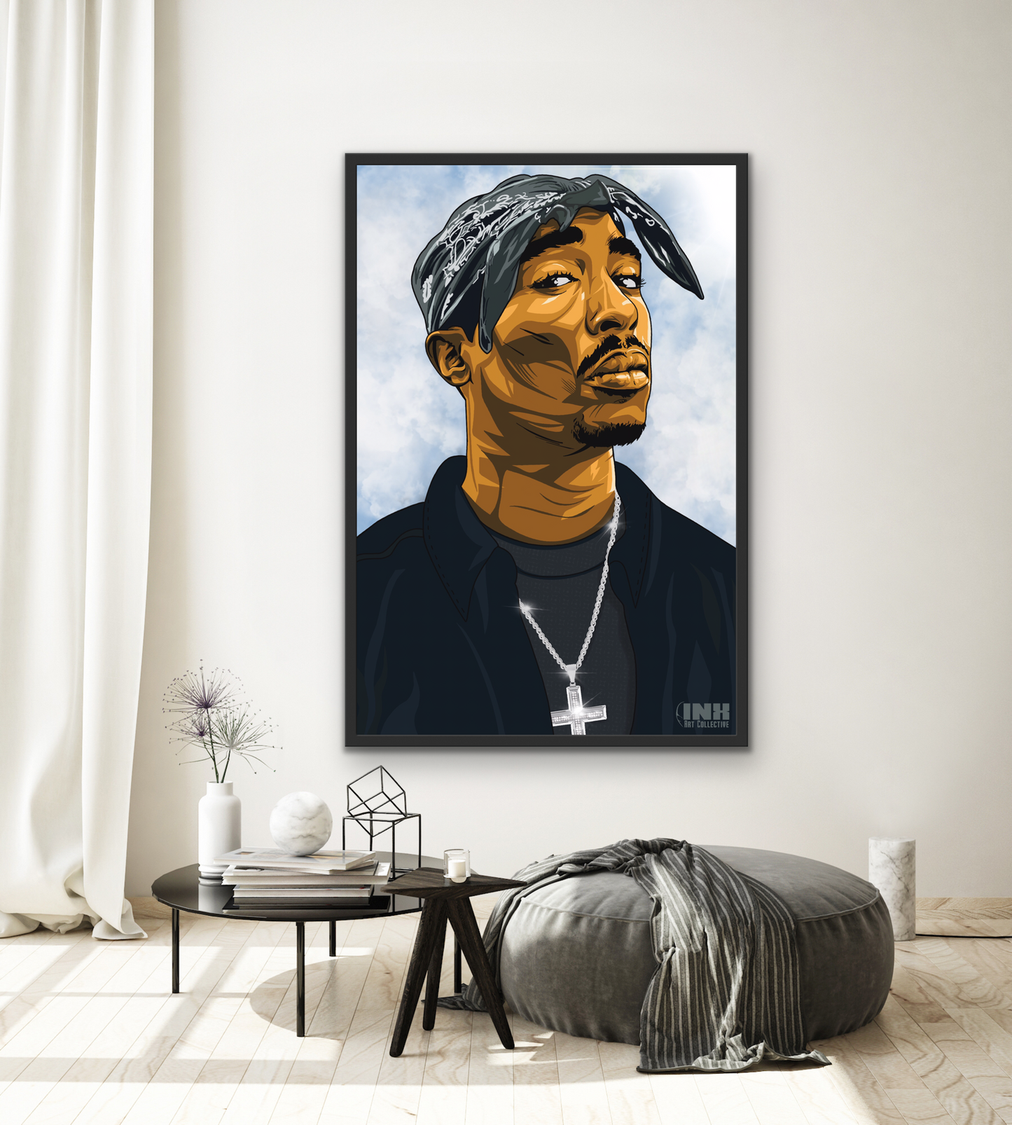 Tupac Canvas Art