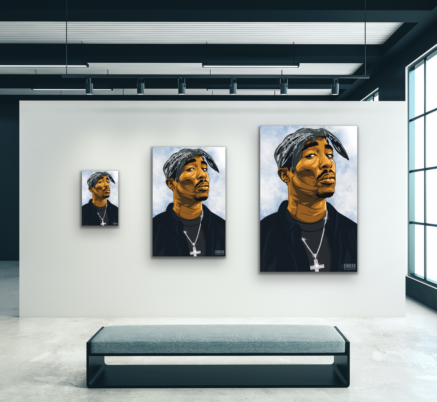 Tupac Canvas Art