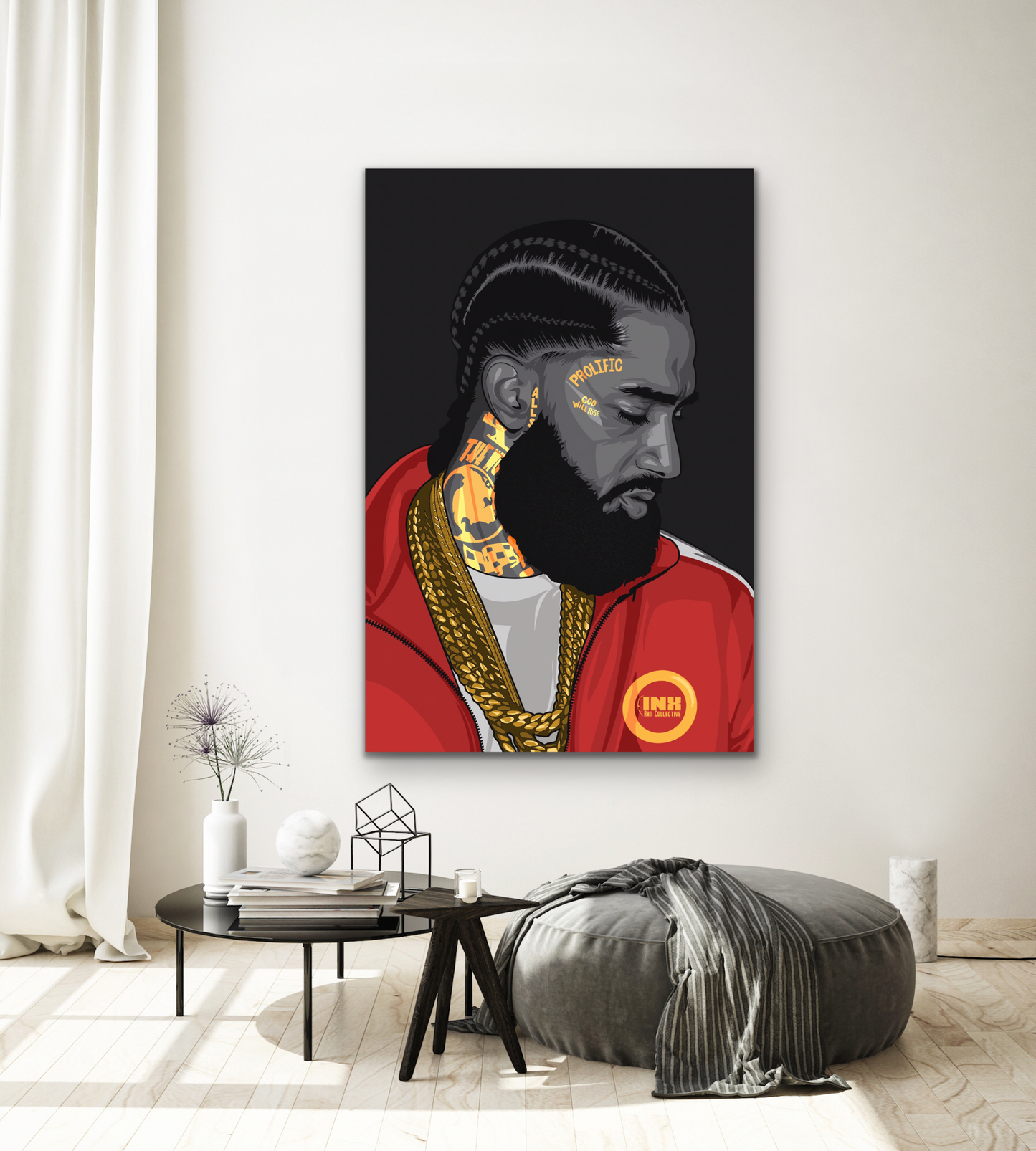 Nipsey Hussle Canvas Art