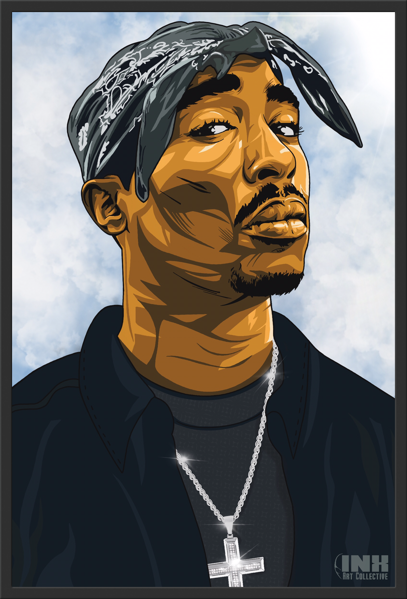 Tupac Canvas Art