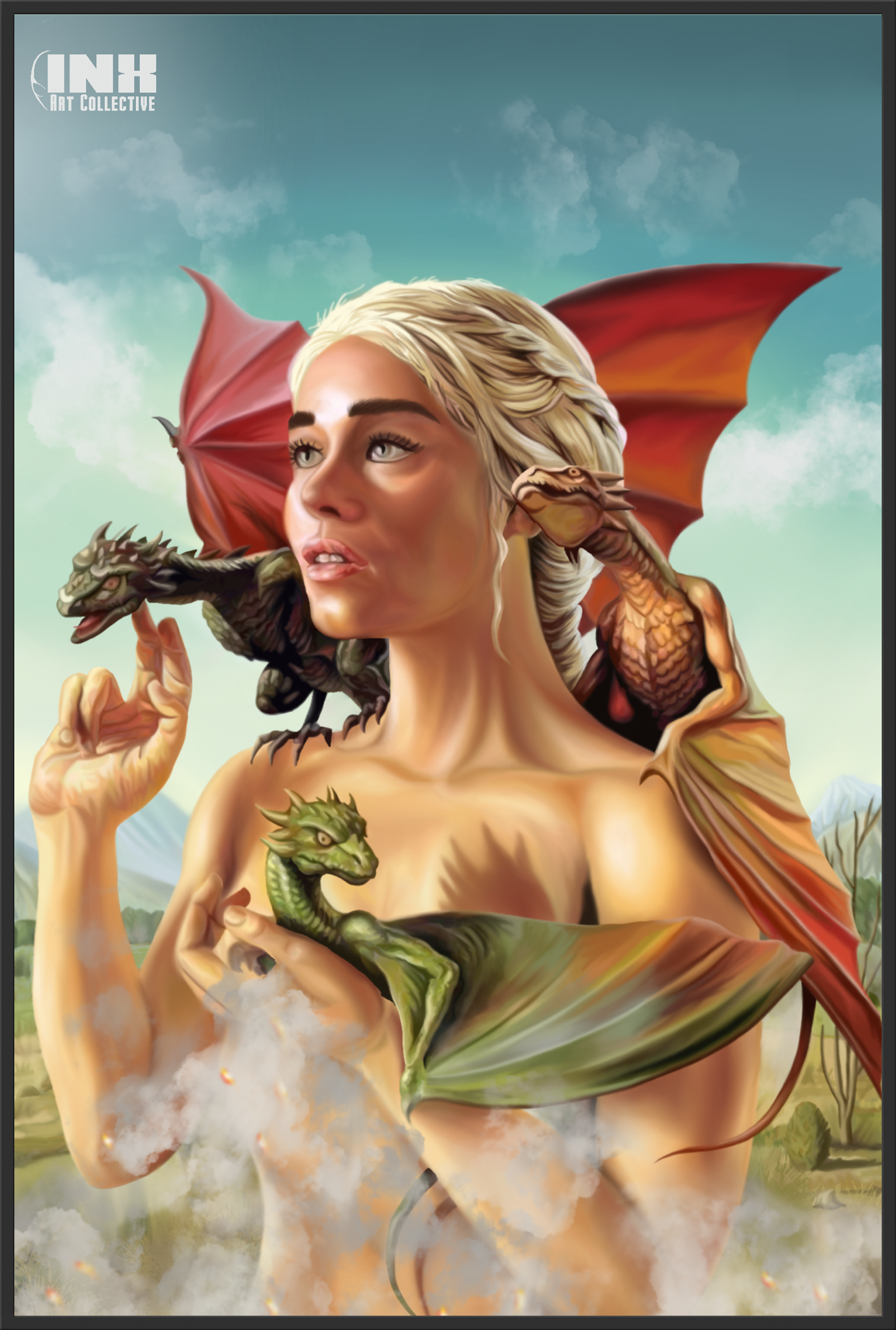 Daenerys Targaryen Canvas Art