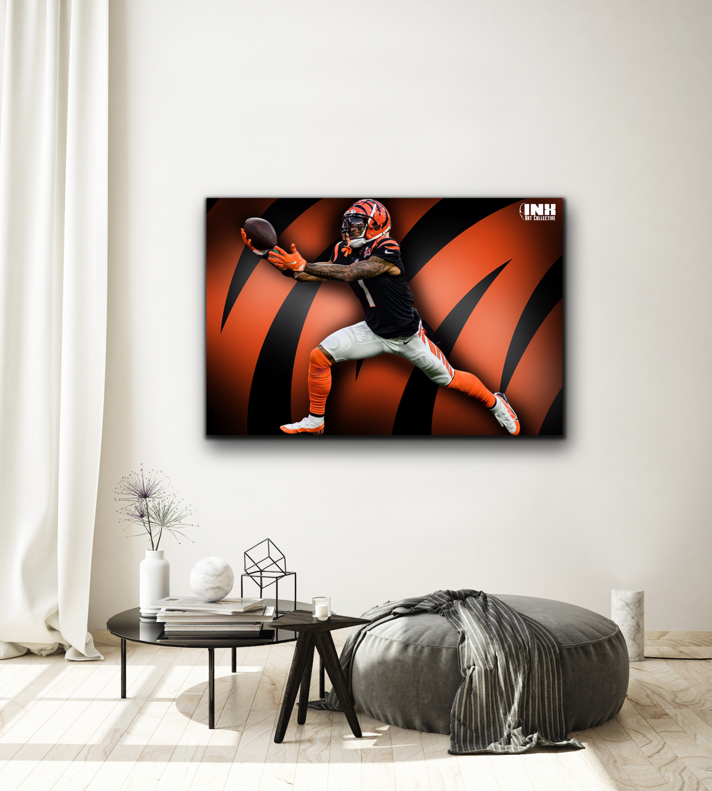 Ja’Marr Chase Canvas Art